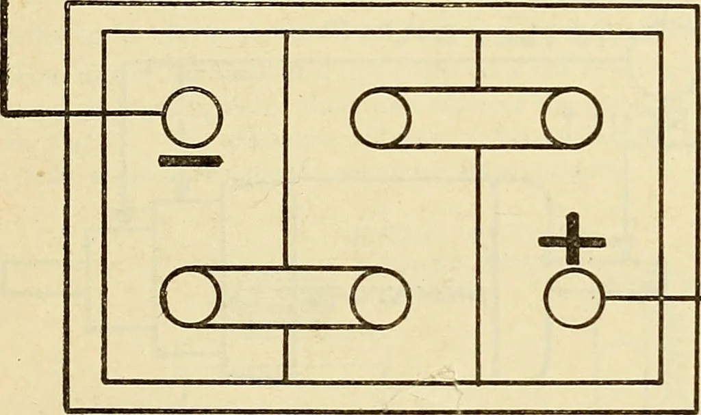 An illustration from Information; elementary electricity, motor car electric systems, the gas engine from an ignition point of view, driving the car, 1920, leaf 162