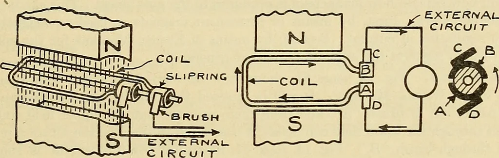 An illustration from Information; elementary electricity, motor car electric systems, the gas engine from an ignition point of view, driving the car, 1920, leaf 64