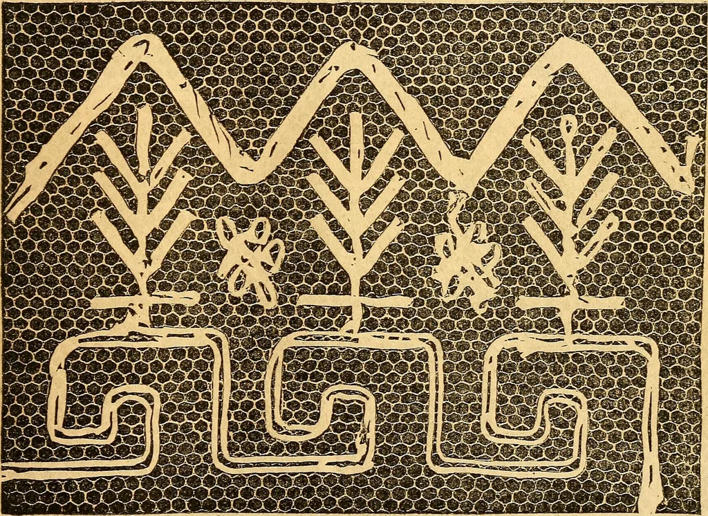An illustration from Ingalls' hand-book of darned lace patterns .., 1885, leaf 40