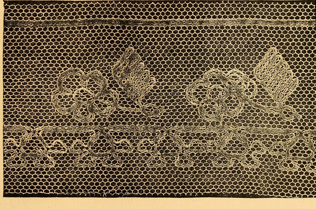 An illustration from Ingalls' hand-book of darned lace patterns .., 1885, leaf 50