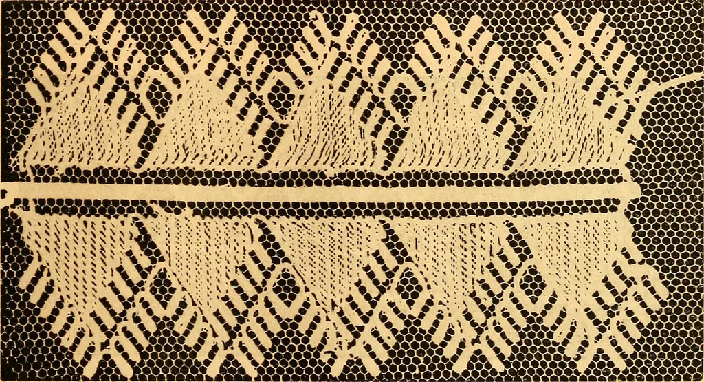 An illustration from Ingalls' hand-book of darned lace patterns .., 1885, leaf 70