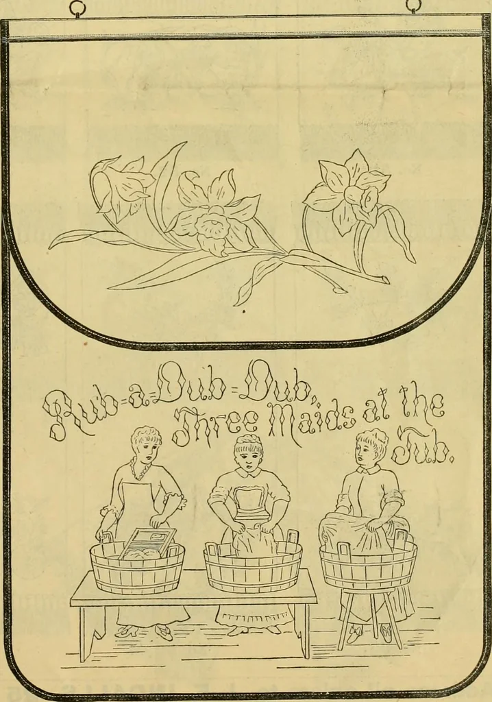 An illustration from Ingalls' illustrated catalogue and special wholesale price list of stamped goods, stamping outfits, fancy work materials, Briggs' transfer patterns, fancy work books and art novelties, 1887, leaf 10