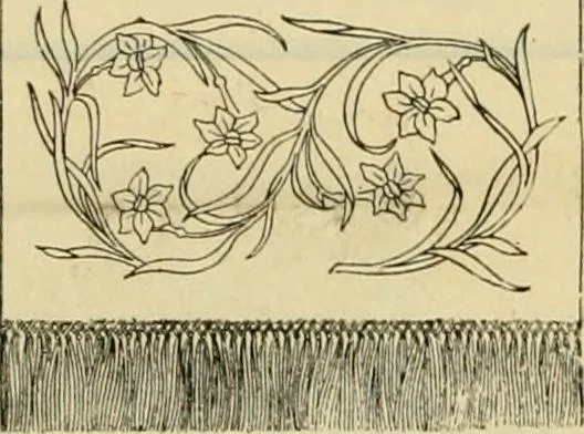 An illustration from Ingalls' illustrated catalogue and special wholesale price list of stamped goods, stamping outfits, fancy work materials, Briggs' transfer patterns, fancy work books and art novelties, 1887, leaf 11
