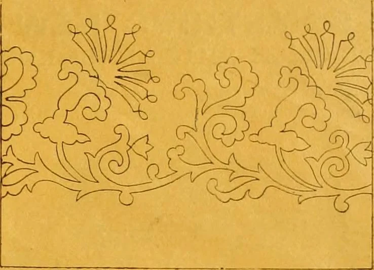 An illustration from Ingalls' illustrated catalogue and special wholesale price list of stamped goods, stamping outfits, fancy work materials, Briggs' transfer patterns, fancy work books and art novelties, 1887, leaf 20