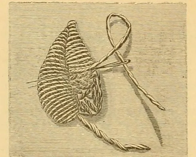 An illustration from Ingalls' manual of fancy work, 1882, leaf 10