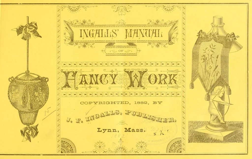 An illustration from Ingalls' manual of fancy work, 1882, leaf 5