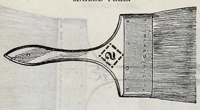 An illustration from Ingersoll's ready-mixed rubber paints : every one their own painter : guide for furnishing interior of houses…, 1876, leaf 57