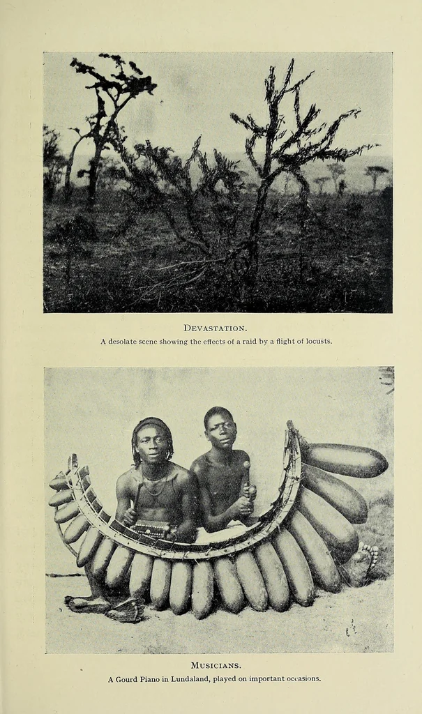 An illustration from In the heart of Bantuland; a record of twenty-nine years' pioneering in Central Africa among the Bantu peoples, with a description of their habits, customs, secret societies & languages, 1922, leaf 271