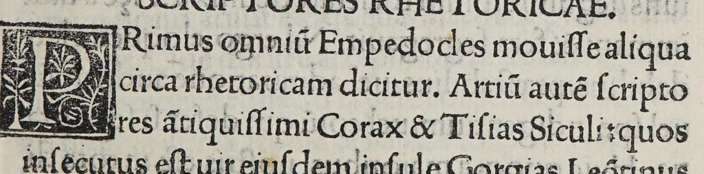 An illustration from In hoc uolumine continentur hi libri. : Primus liber De origine & laudibus scientiarum. : Secundus liber. Contra Antipodes : tertius liber De miseria hominis & contemptu mundi. : Quartus liber De generibus uventorum ; quintus liber Vita Caroli Magni, leaf 25
