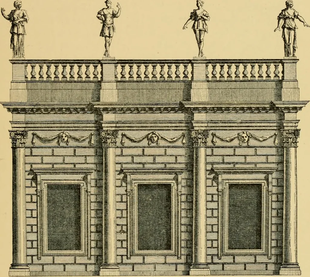 An illustration from Inigo Jones and Wren; or, The rise and decline of modern architecture in England, 1893, leaf 144