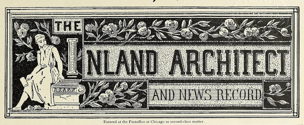 An illustration from The Inland architect and news record, 1887, leaf 319