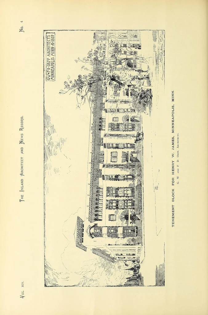 An illustration from The Inland architect and news record, 1887, leaf 272