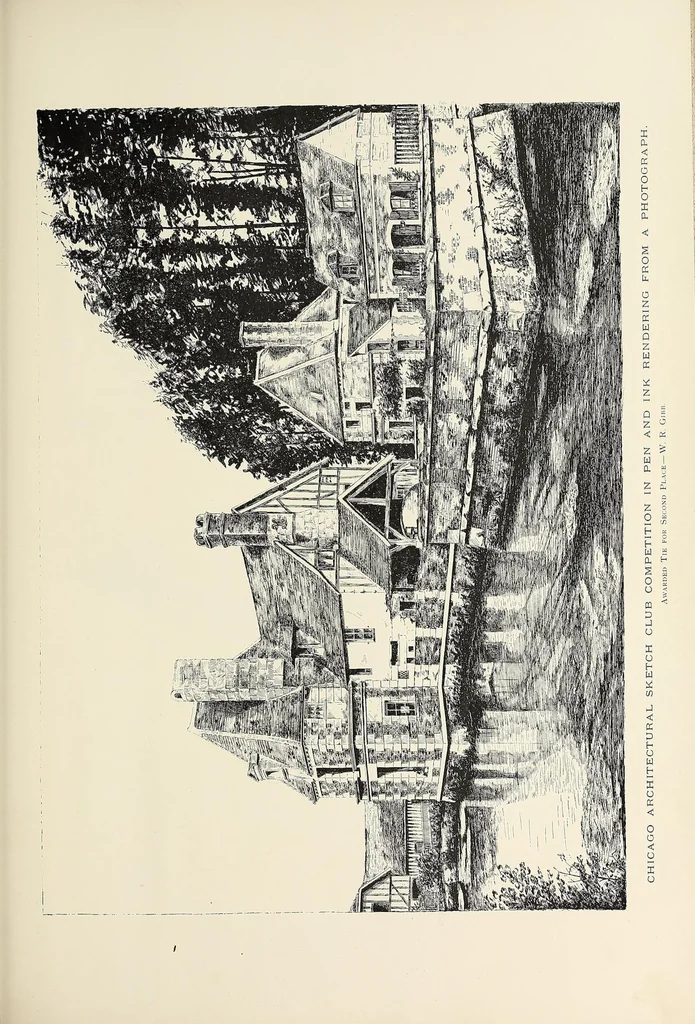 An illustration from The Inland architect and news record, 1887, leaf 349