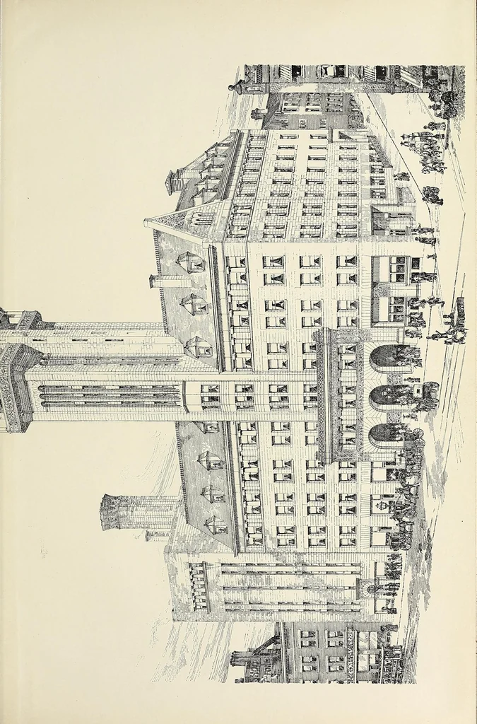 An illustration from The Inland architect and news record, 1887, leaf 427