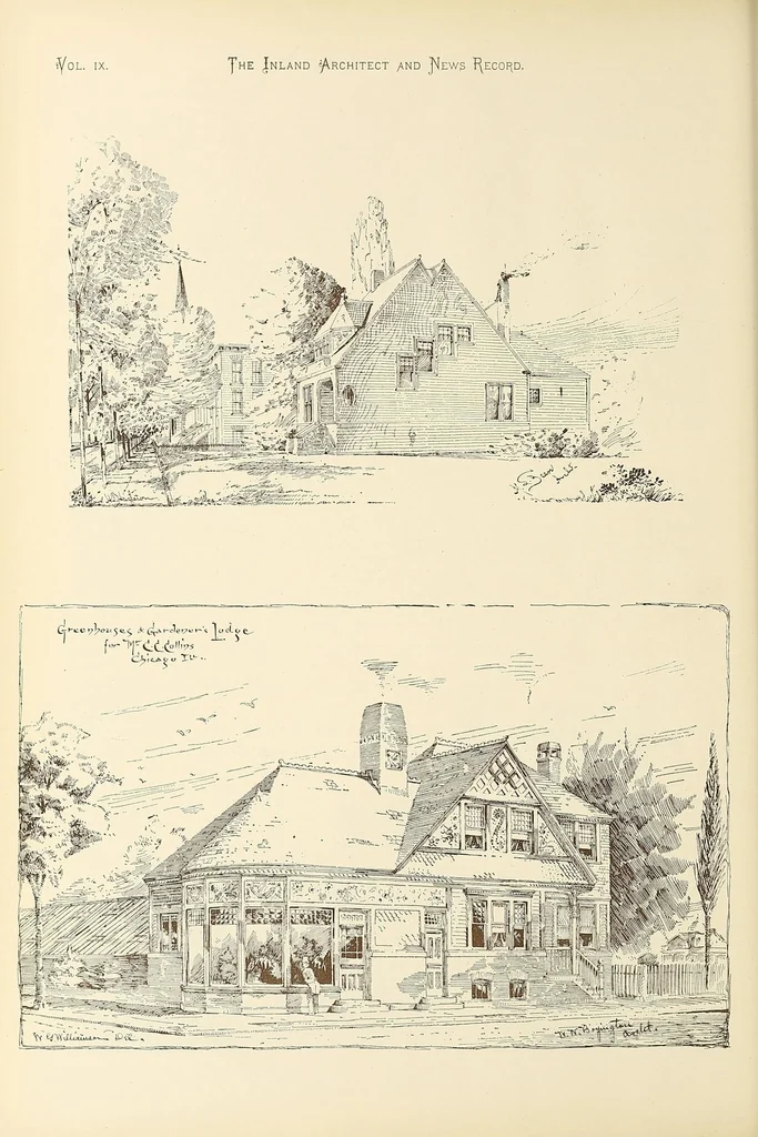 An illustration from The Inland architect and news record, 1887, leaf 162
