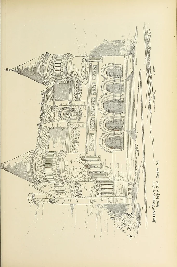 An illustration from The Inland architect and news record, 1887, leaf 227