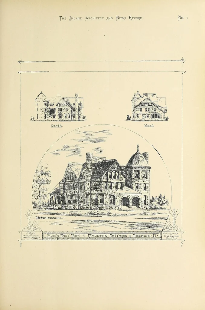 An illustration from The Inland architect and news record, 1887, leaf 31