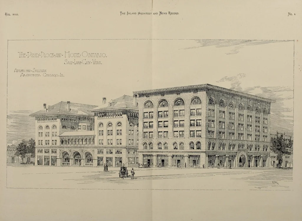 An illustration from The Inland architect and news record, 1887, leaf 141