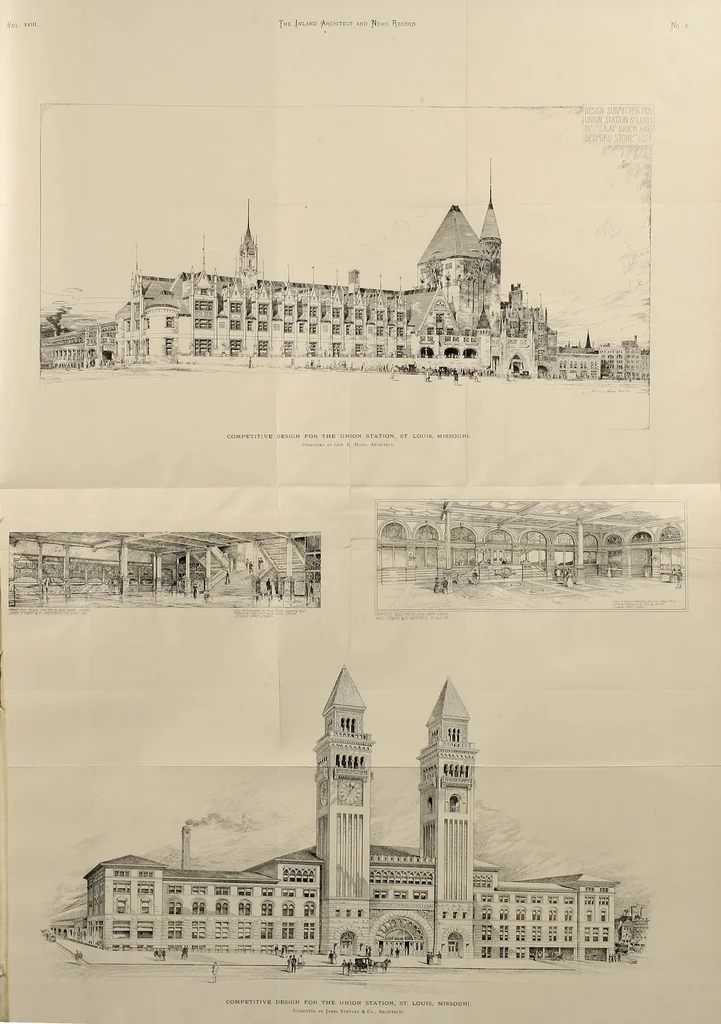 An illustration from The Inland architect and news record, 1887, leaf 157
