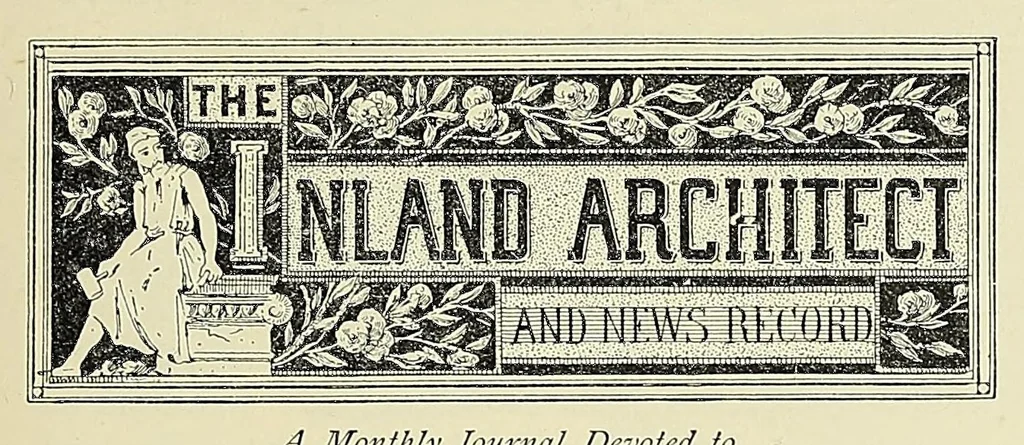 An illustration from The Inland architect and news record, 1887, leaf 207