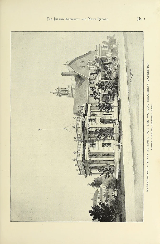An illustration from The Inland architect and news record, 1887, leaf 25
