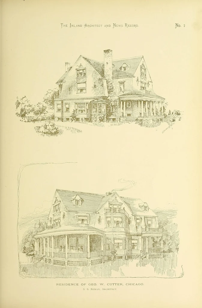 An illustration from The Inland architect and news record, 1887, leaf 73
