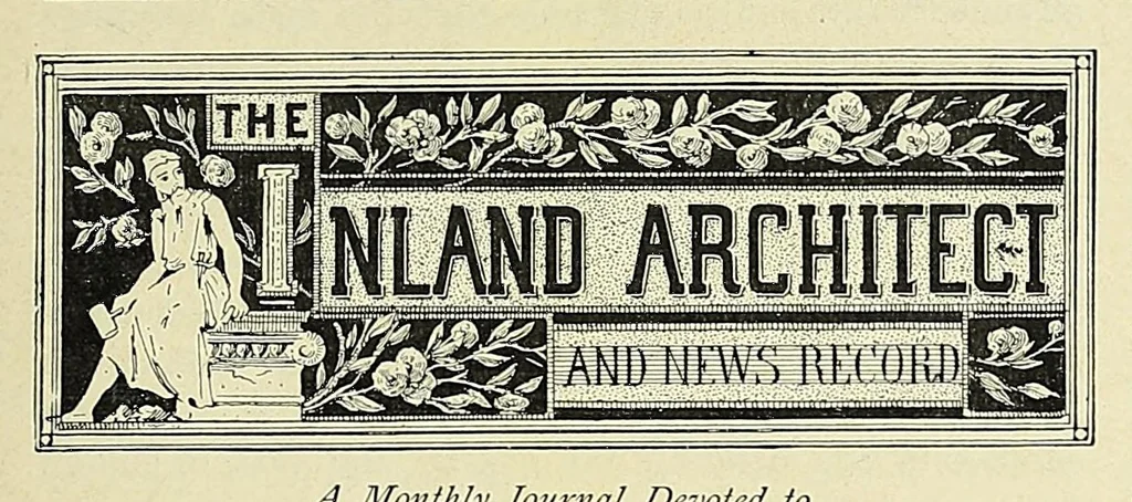 An illustration from The Inland architect and news record, 1887, leaf 157
