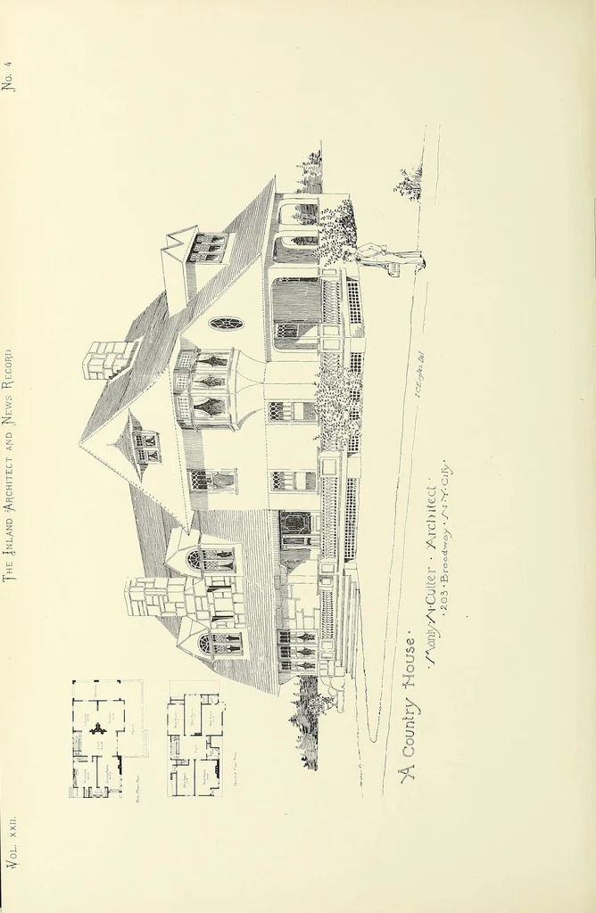 An illustration from The Inland architect and news record, 1887, leaf 168