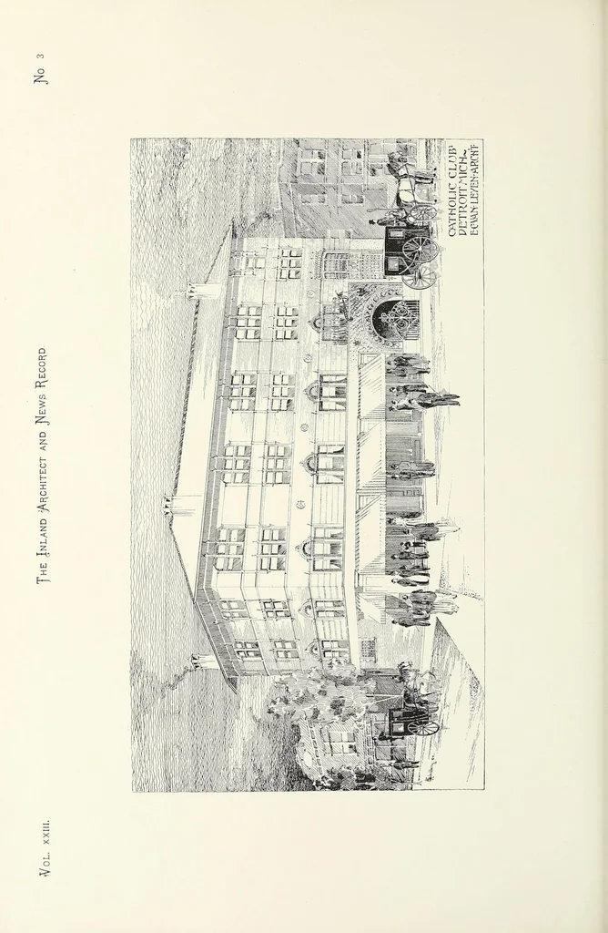 An illustration from The Inland architect and news record, 1887, leaf 124