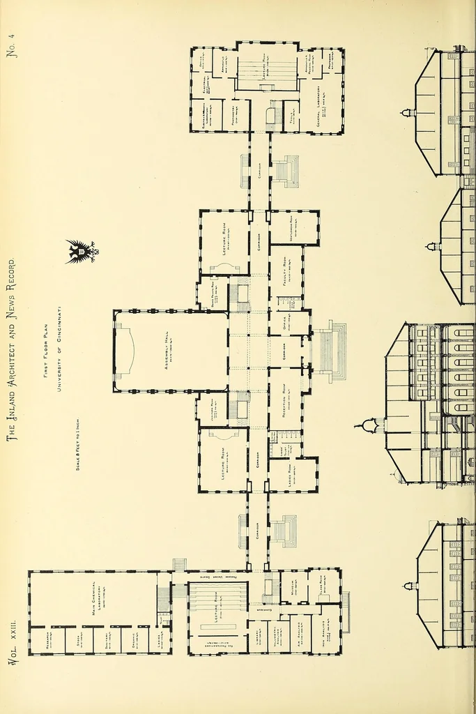 An illustration from The Inland architect and news record, 1887, leaf 198