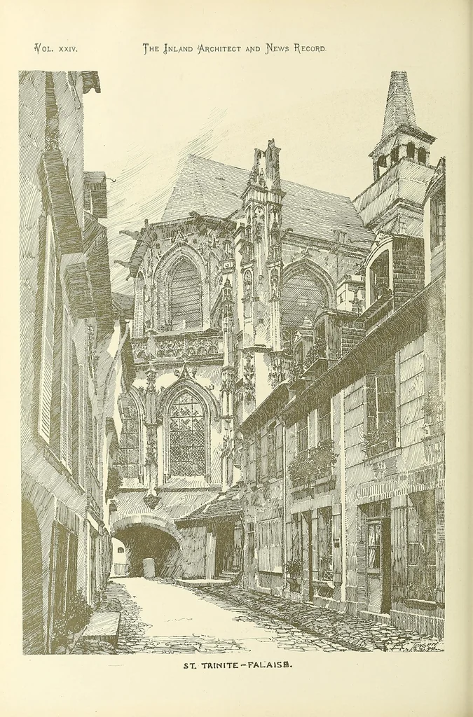 An illustration from The Inland architect and news record, 1887, leaf 134