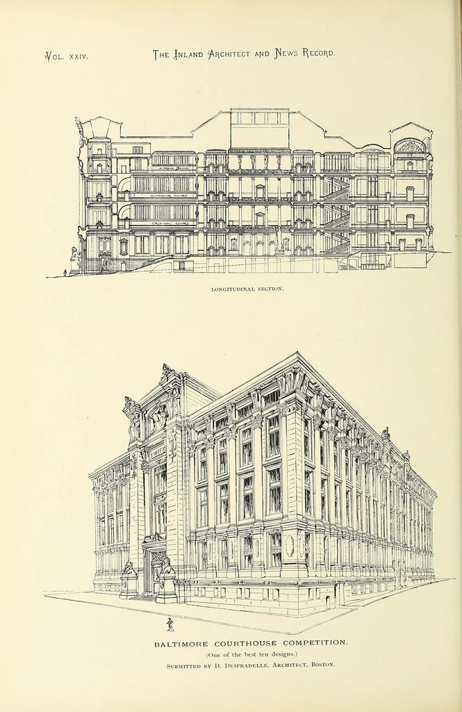 An illustration from The Inland architect and news record, 1887, leaf 20