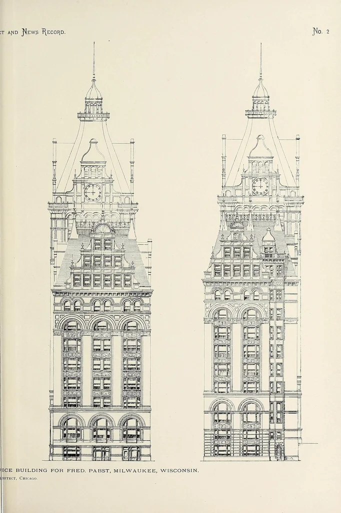 An illustration from The Inland architect and news record, 1887, leaf 87