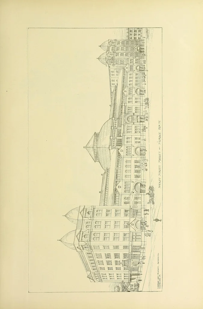 An illustration from The Inland architect and news record, 1887, leaf 45