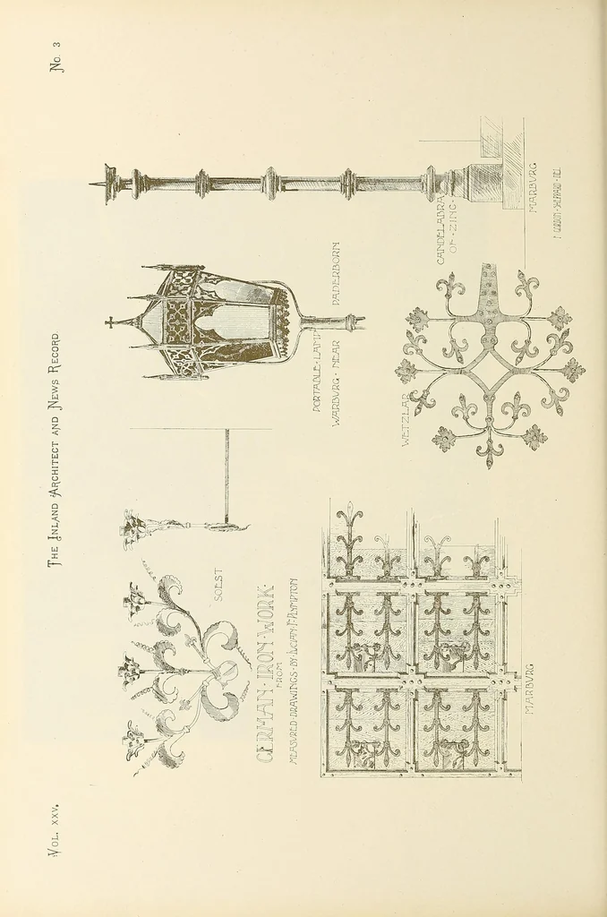 An illustration from The Inland architect and news record, 1887, leaf 146