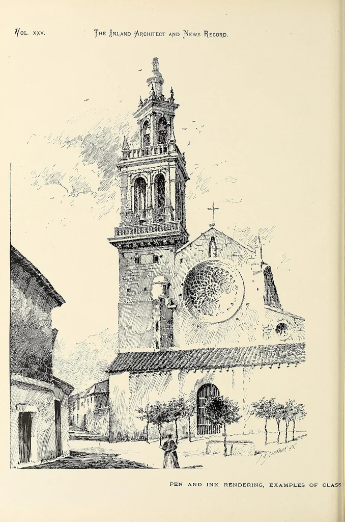 An illustration from The Inland architect and news record, 1887, leaf 24