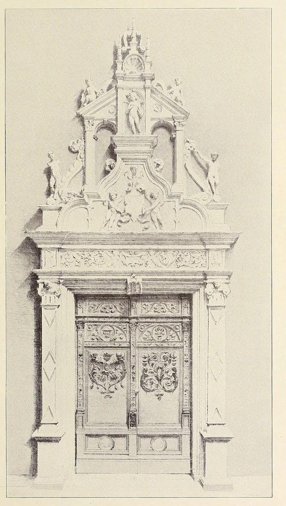An illustration from The Inland architect and news record, 1887, leaf 243