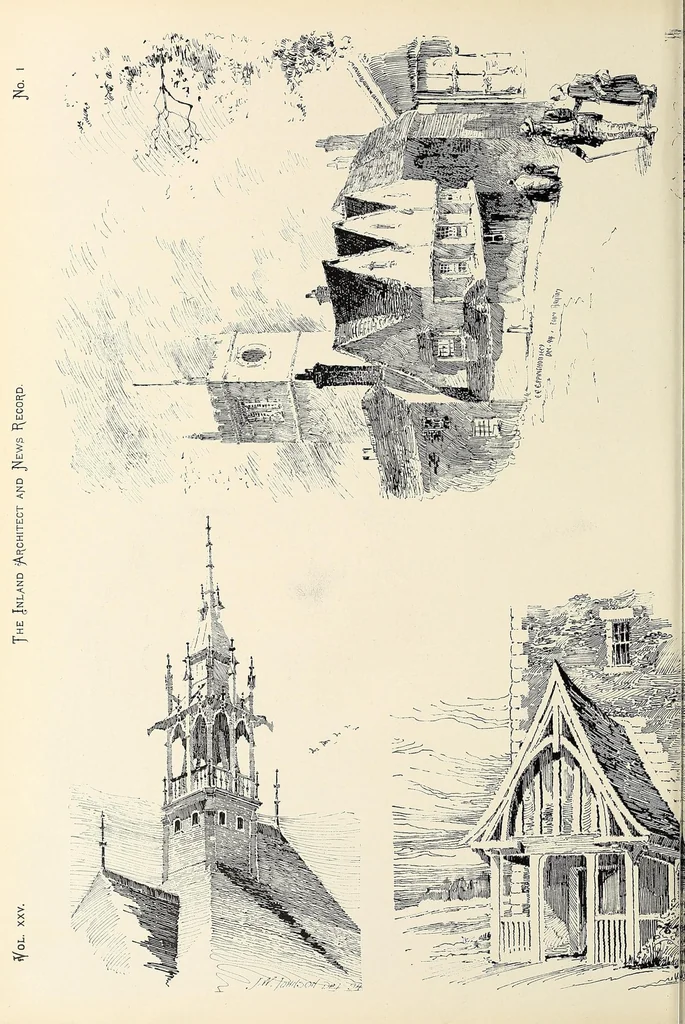 An illustration from The Inland architect and news record, 1887, leaf 38