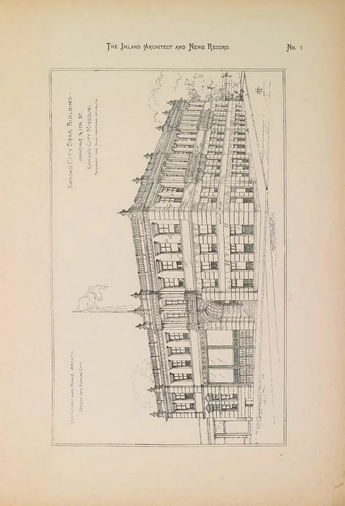 An illustration from The Inland architect and news record, 1887, leaf 27