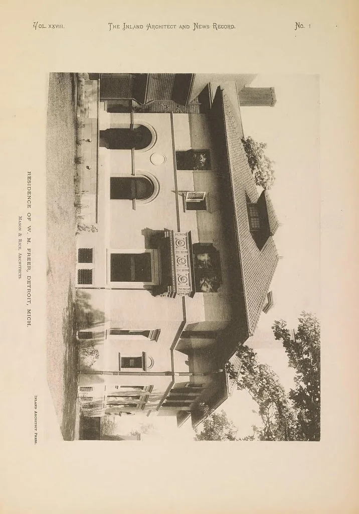 An illustration from The Inland architect and news record, 1887, leaf 45