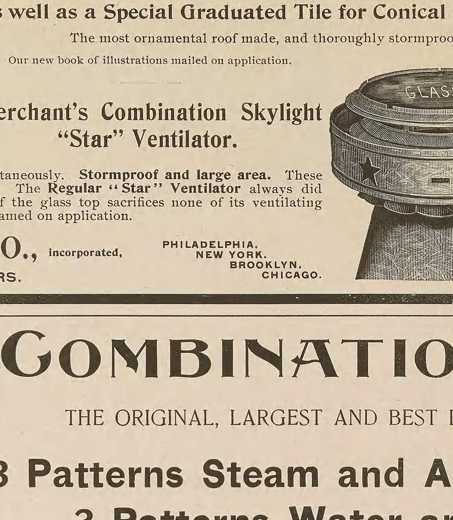 An illustration from The Inland architect and news record, 1887, leaf 5