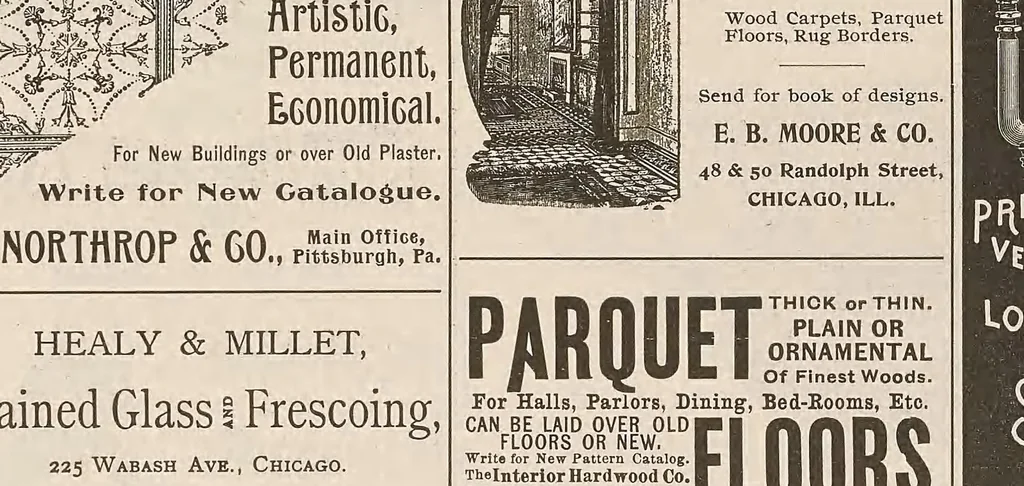An illustration from The Inland architect and news record, 1887, leaf 7