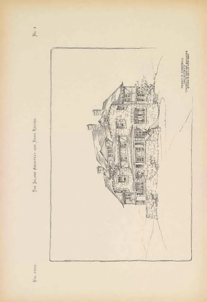 An illustration from The Inland architect and news record, 1887, leaf 18