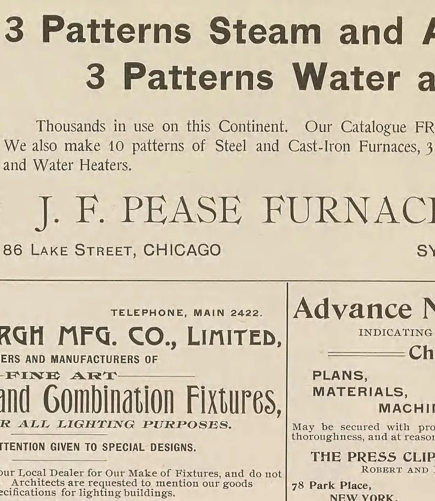 An illustration from The Inland architect and news record, 1887, leaf 5