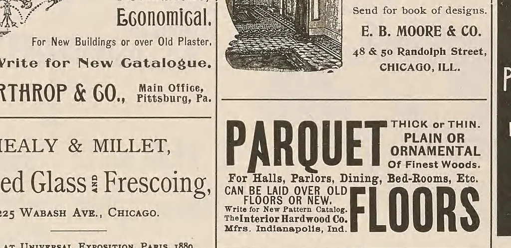 An illustration from The Inland architect and news record, 1887, leaf 7