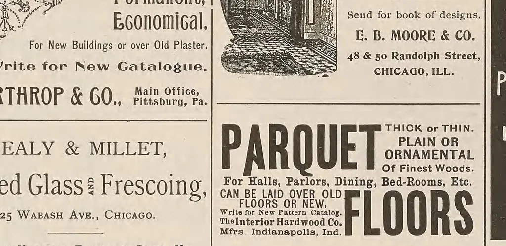 An illustration from The Inland architect and news record, 1887, leaf 7