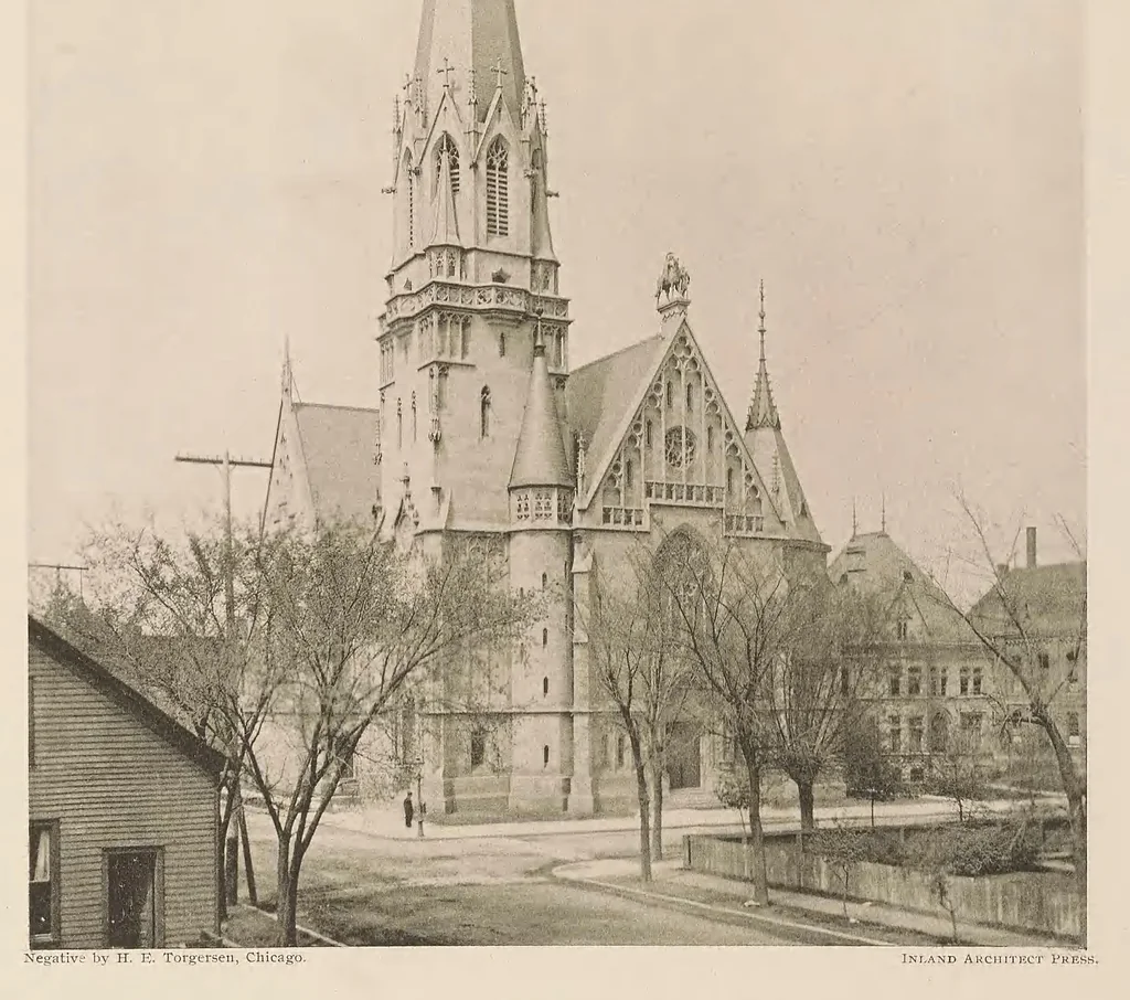 An illustration from The Inland architect and news record, 1887, leaf 51