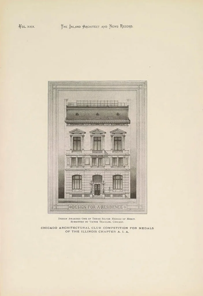 An illustration from The Inland architect and news record, 1887, leaf 20