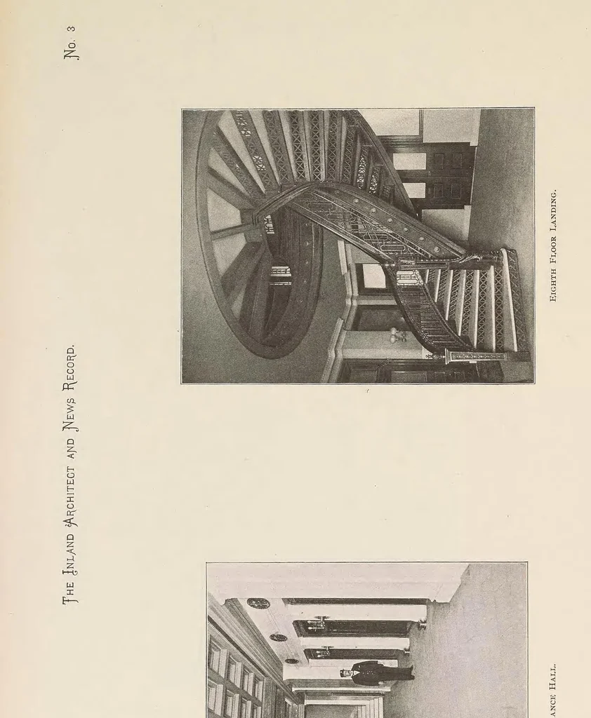 An illustration from The Inland architect and news record, 1887, leaf 22