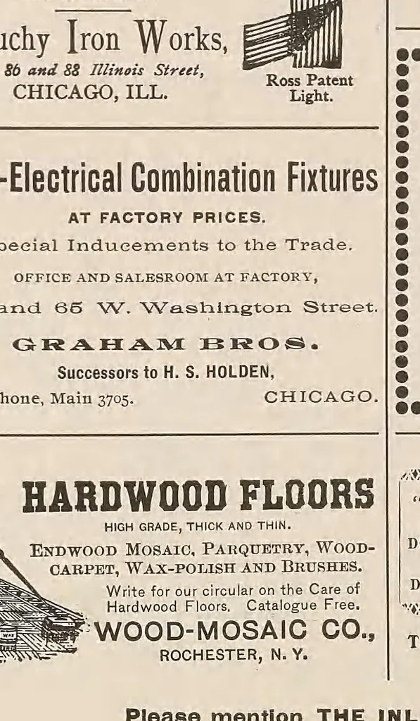 An illustration from The Inland architect and news record, 1887, leaf 53